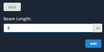 SkyCiv Beam Length