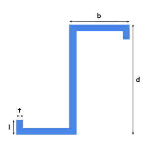 Τεγίδες Ζάσεις τεγίδας τμήματος Z Z Section Purlin Dimensions