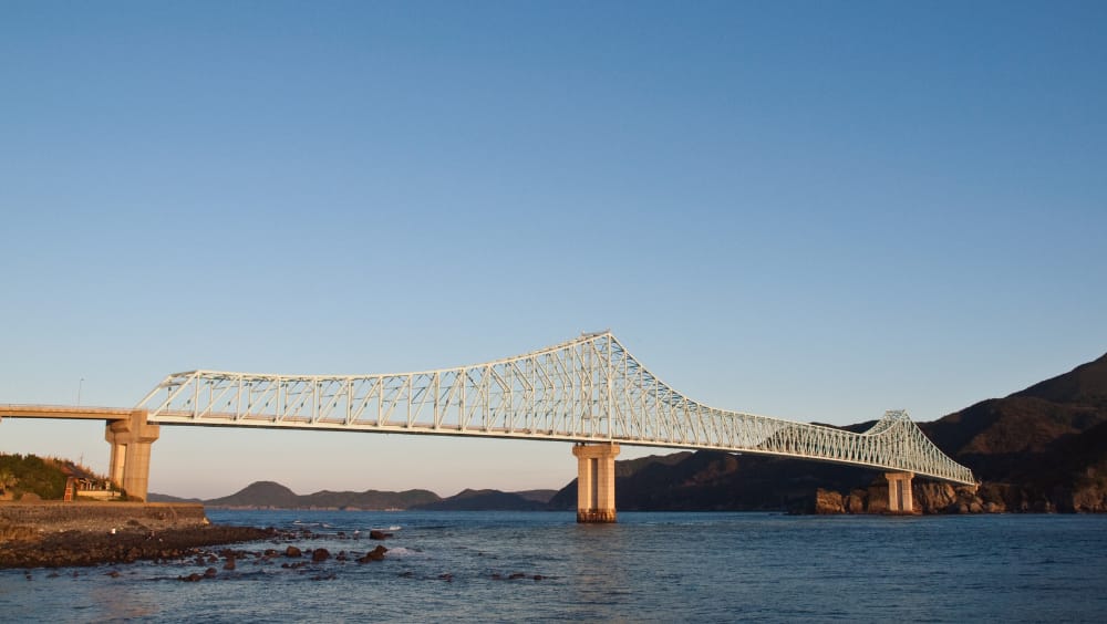 interesting truss structure - Ikitsuki Bridge