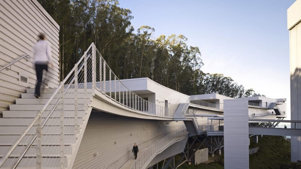interesting truss structure - Ray and Dagmar Dolby Regeneration Medicine Building (UCSF)