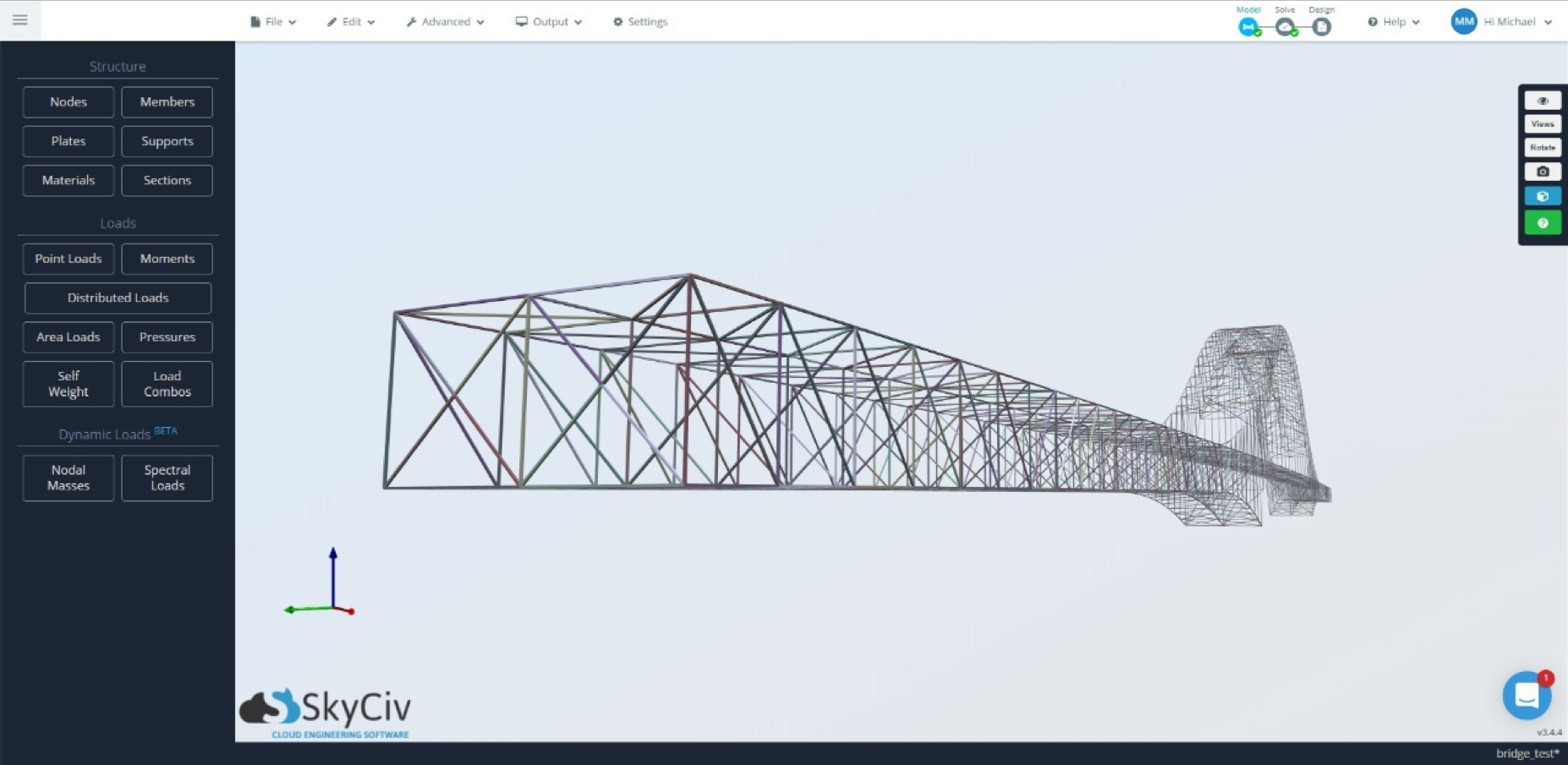 bridge-model-skyciv
