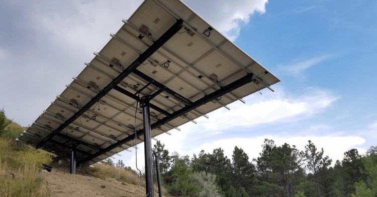 Cantilevered Solar Array Prototype by MT Solar Cantilevered Solar Array Prototype