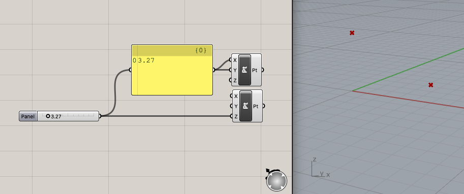 Creating nodes with grasshopper