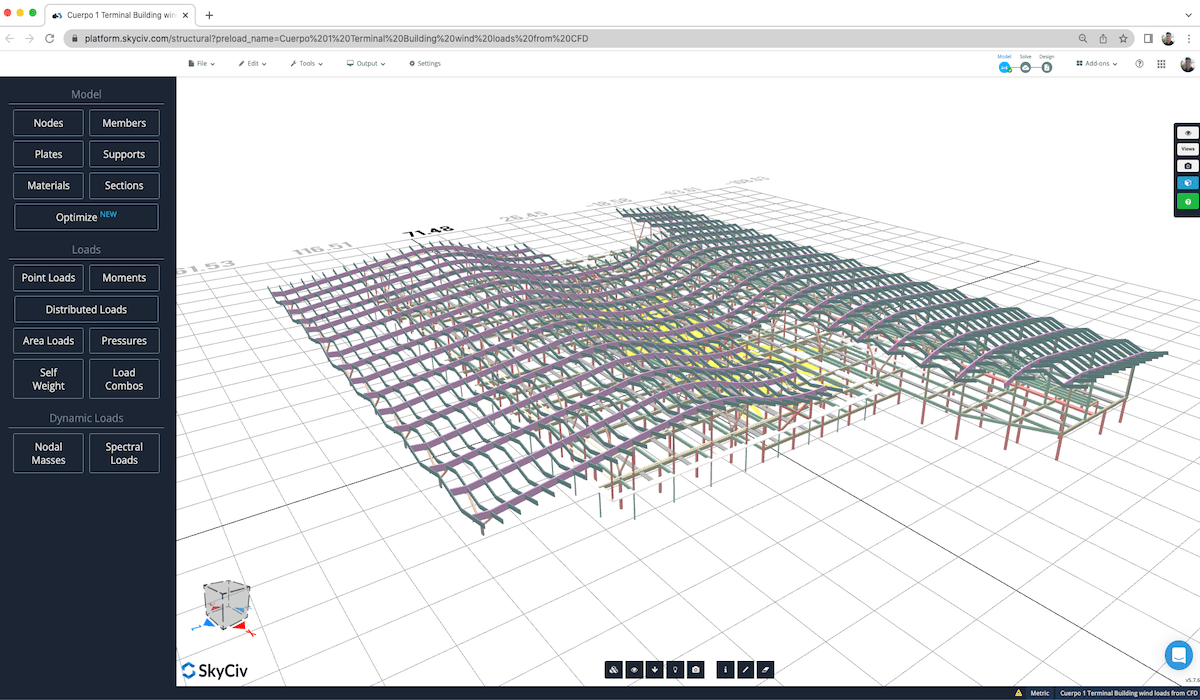 skyciv-structural-skyciv-structural-analysis-steel-warehouse-design-software-large-model-min Structural analysis software, structural engineering software