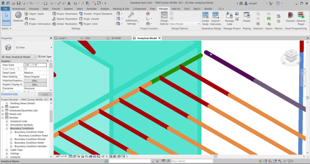 modelo analitico revit