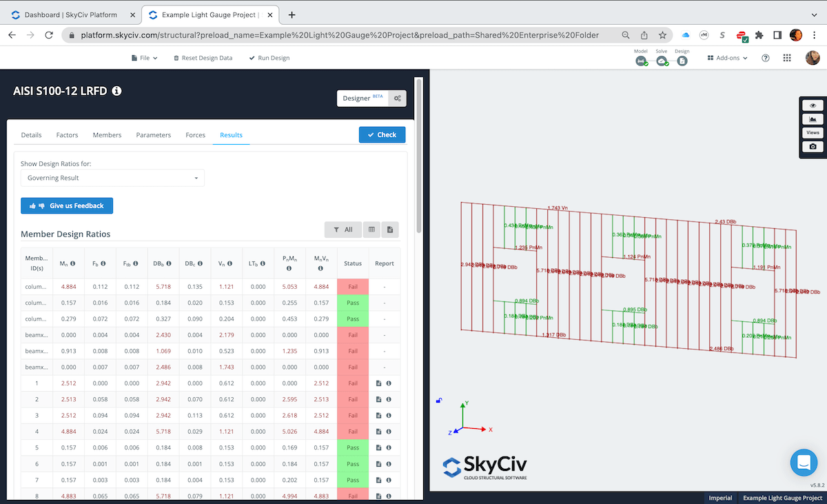 SkyCiv Integrated Design cold form-min SkyCiv Plates Wings Analysis Software S3D