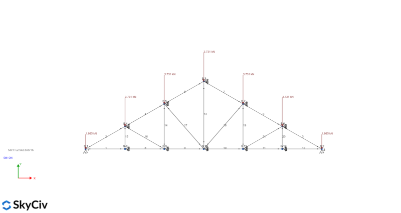 Roof truss live load, Roof Truss Design
