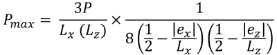Pressure Distribution Under a Rectangular Concrete Footing