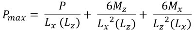Pressure Distribution Under a Rectangular Concrete Footing