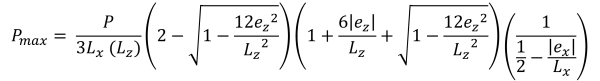 Pressure Distribution Under a Rectangular Concrete Footing