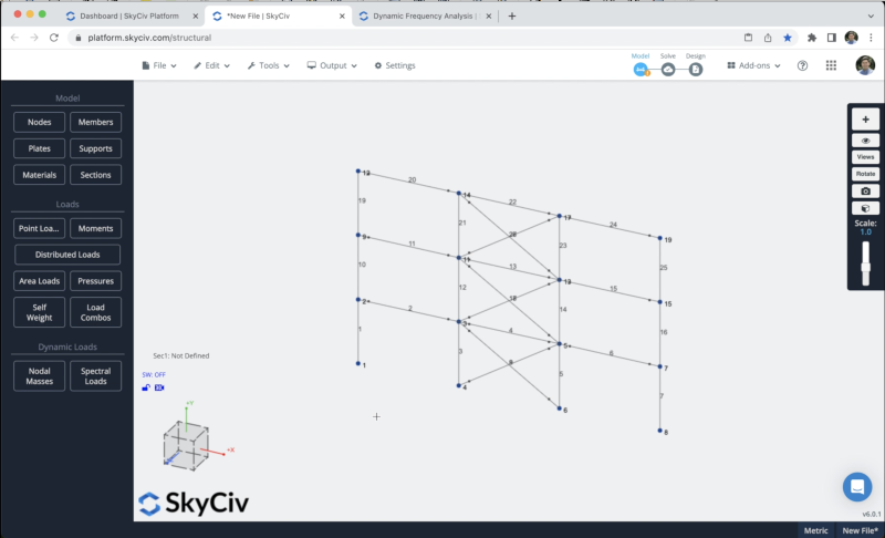 2.1 Frame structure Members creation in S3D