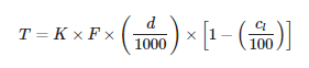 Bolt Torque Formula