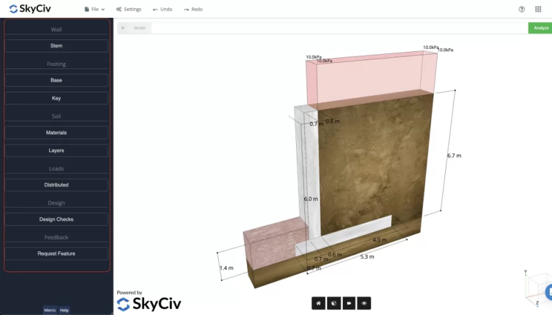 Retaining Wall Design Example