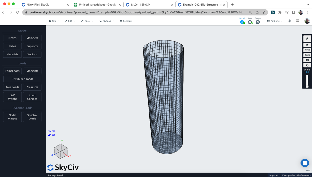 steel-silo-structural-analysis-software-shell-mesh-plates Design Steel Silo Structure using Plates