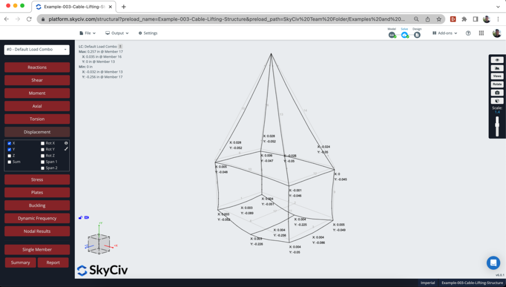 structural-cabale-analysis-s3d-walkthrough-example-review-results model and analyze a cable lifting structure