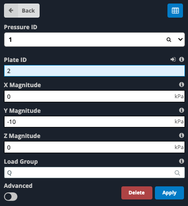 8_Pressure_Inputs slab on grade design - assign loads and load combinations