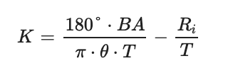 k-factor-formula-sheet-metal-equation K-Factor for Sheet Metal Calculator
