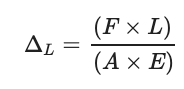 cable-elongation-formula