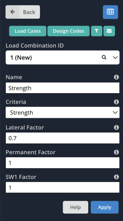 6 Load Combinations