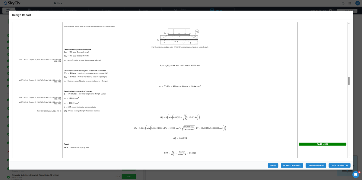 Steel Base Plate Design Calculator – calculation report Steel Base Plate Calculator No Limits