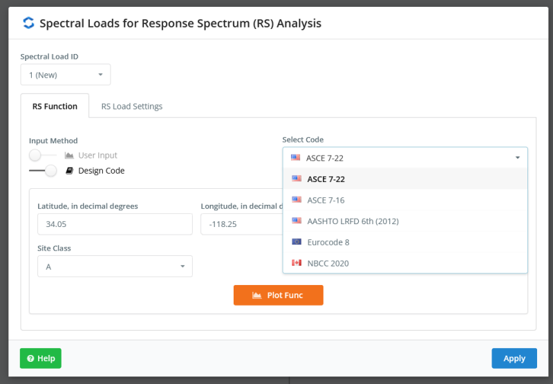 asce 7-22 光谱负荷